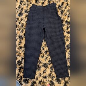 women's Black Plaid Pants
